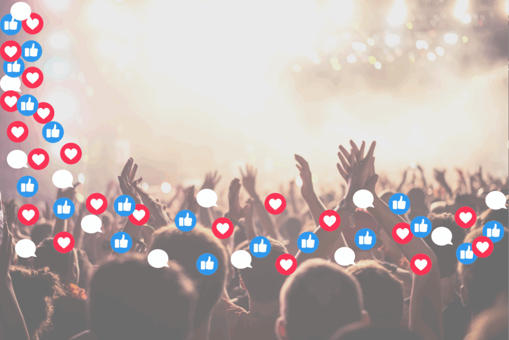 Social Media Promotions at Live Events