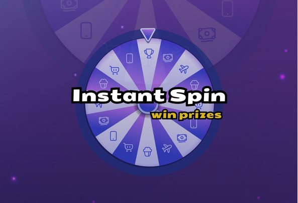Promotional graphic for Instant Win Games, highlighting how our consumer engagement solutions provide instant gratification and rewards to stop the scroll.