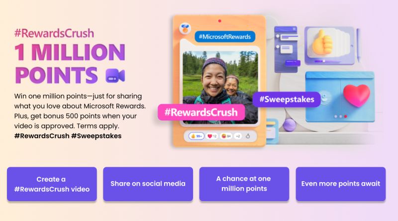 UGC Promotion: Bing Rewards Crush