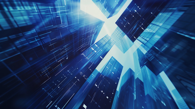 corporate image of a of corporate office buildings